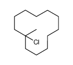 1-chloro-1-methylcyclododecane Structure