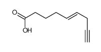 non-5-en-8-ynoic acid结构式