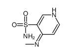 3-Pyridinesulfonamide,4-(methylamino)-(9CI) structure