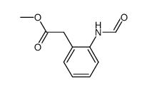 methyl 2-(2-formamidophenyl)acetate Structure