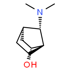 Bicyclo[2.2.1]heptan-2-ol, 7-(dimethylamino)-, (1R,2R,4R,7S)- (9CI) structure