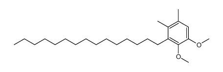 4,5-Dimethyl-3-pentadecyl-veratrol结构式