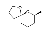 (E)-(5S,7S)-(+)-7-Methyl-1,6-dioxaspiro[4.5]decane结构式