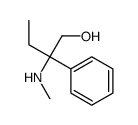 2-Methylamino-2-phenylbutanol Structure