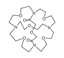 hexaoxa-4,10,16,22,27,32-tetraaza-1,7,13,19-tricyclo[11.11.5.57,19]tetratriacontanedione-2,6结构式