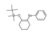 tert-butyldimethyl((2-(phenylselanyl)cyclohex-1-en-1-yl)oxy)silane Structure