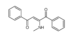 2-methylamino-1,4-diphenyl-but-2-ene-1,4-dione结构式