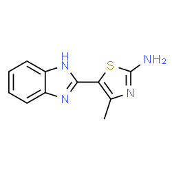 2-Thiazolamine,5-(1H-benzimidazol-2-yl)-4-methyl-(9CI) picture