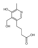 3-Pyridinebutyricacid,5-hydroxy-4-(hydroxymethyl)-6-methyl-(8CI) Structure