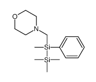 trimethyl-[methyl-(morpholin-4-ylmethyl)-phenylsilyl]silane Structure