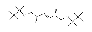 (2S,5S,3E)-1,6-bis(tert-butyldimethylsilyloxy)-2,5-dimethyl-3-hexene Structure
