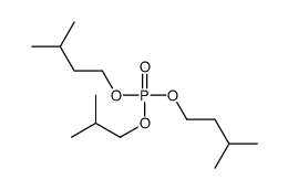 bis(3-methylbutyl) 2-methylpropyl phosphate结构式