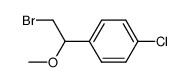 2-bromo-1-methoxy-1-(4-chlorophenyl)ethane结构式