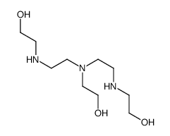 2,2'-[[(2-hydroxyethyl)imino]bis(ethane-2,1-diylimino)]bisethanol structure