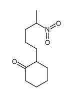 2-(4-nitropentyl)cyclohexan-1-one Structure
