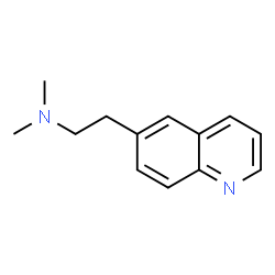 6-Quinolineethanamine,N,N-dimethyl-(9CI) structure