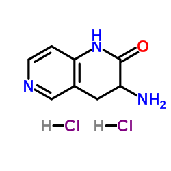3-Amino-3,4-dihydro-1,6-naphthyridin-2(1H)-one dihydrochloride Structure