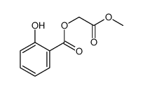 (2-methoxy-2-oxoethyl) 2-hydroxybenzoate结构式
