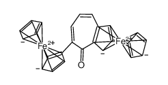 rac-2,3-ferroceno-7-ferrocenyltropone结构式