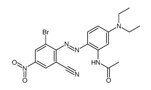 Acetamide, N-[2-[(2-bromo-6-cyano-4-nitrophenyl)azo]- 5-(diethylamino)phenyl]结构式