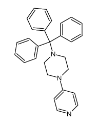 1-Pyridin-4-yl-4-trityl-piperazine结构式