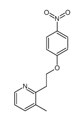 3-methyl-2-(2-(4-nitrophenoxy)ethyl)pyridine结构式