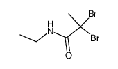 2,2-dibromo-propionic acid ethylamide结构式