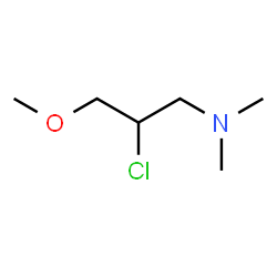 1-Propanamine,2-chloro-3-methoxy-N,N-dimethyl- Structure