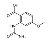 4-methoxy-2-ureido-benzoic acid Structure