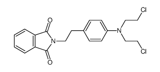 N-{4-[bis-(2-chloro-ethyl)-amino]-phenethyl}-phthalimide Structure