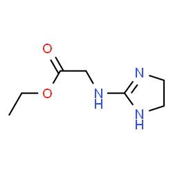 Glycine,N-(4,5-dihydro-1H-imidazol-2-yl)-,ethyl ester结构式