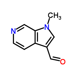 1-Methyl-1H-pyrrolo[2,3-c]pyridine-3-carbaldehyde结构式