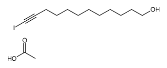 acetic acid,12-iodododec-11-yn-1-ol Structure