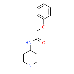 2-phenoxy-N-(piperidin-4-yl)acetamide structure