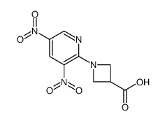 3-Azetidinecarboxylic acid, 1-(3,5-dinitro-2-pyridinyl)结构式