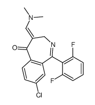 (E)-8-chloro-1-(2,6-difluorophenyl)-4-((dimethylamino)Methylene)-3H-benzo[c]azepin-5(4H)-one结构式