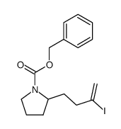 N-((Benzyloxy)carbonyl)-2-(3-iodo-3-butenyl)pyrrolidine结构式