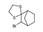 2'-bromospiro[1,3-dithiolane-2,3'-bicyclo[2.2.1]heptane] Structure