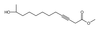 methyl (11R)-11-hydroxydodec-3-ynoate Structure