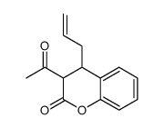 3-acetyl-4-prop-2-enyl-3,4-dihydrochromen-2-one Structure