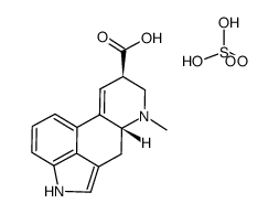 (+)-lysergic acid , sulfate结构式