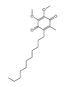 2,3-dimethoxy-5-methyl-6-undecylcyclohexa-2,5-diene-1,4-dione Structure