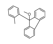 9-methoxy-9-(2-methylphenyl)fluorene结构式