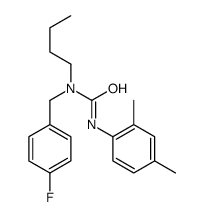1-butyl-3-(2,4-dimethylphenyl)-1-[(4-fluorophenyl)methyl]urea Structure