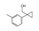 [1-(3-methylphenyl)cyclopropyl]methanol结构式