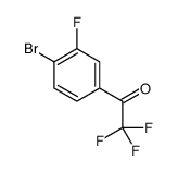 1-(4-BROMO-3-FLUORO-PHENYL)-2,2,2-TRIFLUORO-ETHANONE Structure