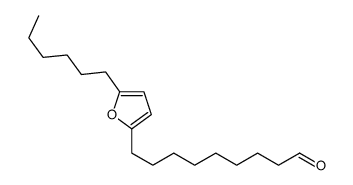 9-(5-hexylfuran-2-yl)nonanal结构式