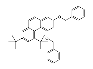 2,4-ditert-butyl-5,7-bis(phenylmethoxy)phenanthrene Structure