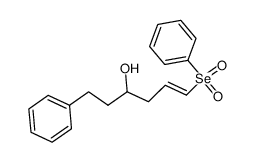 (E)-6-Benzeneselenonyl-1-phenyl-hex-5-en-3-ol Structure
