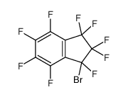 1-bromo-1,2,2,3,3,4,5,6,7-nonafluoroindene Structure